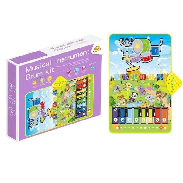Килимок музичний Drum Kit дитячий інтерактивний 80х50 см (YQ 3228) Килимок музичний Drum Kit дитячий інтерактивний 80х50 см (YQ 3228)