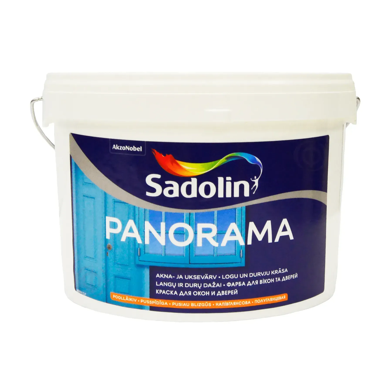 Краска для окон и дверей на водной основе Sadolin Panorama 2,5 л BW Белый (2893901948)