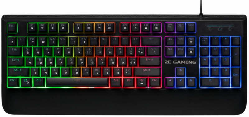 Клавіатура дротова 2E Gaming KG325 LED USB Ukr Black (134246) Клавіатура дротова 2E Gaming KG325 LED USB Ukr Black (134246)