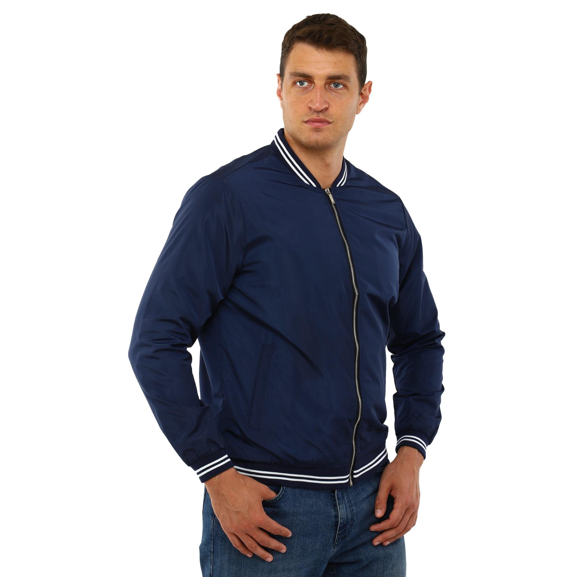 Ветровка спортивная LIDONG LD-604 двухслойная структура 4XL Темно-синий (LD-604_Темно-синий_4XL)