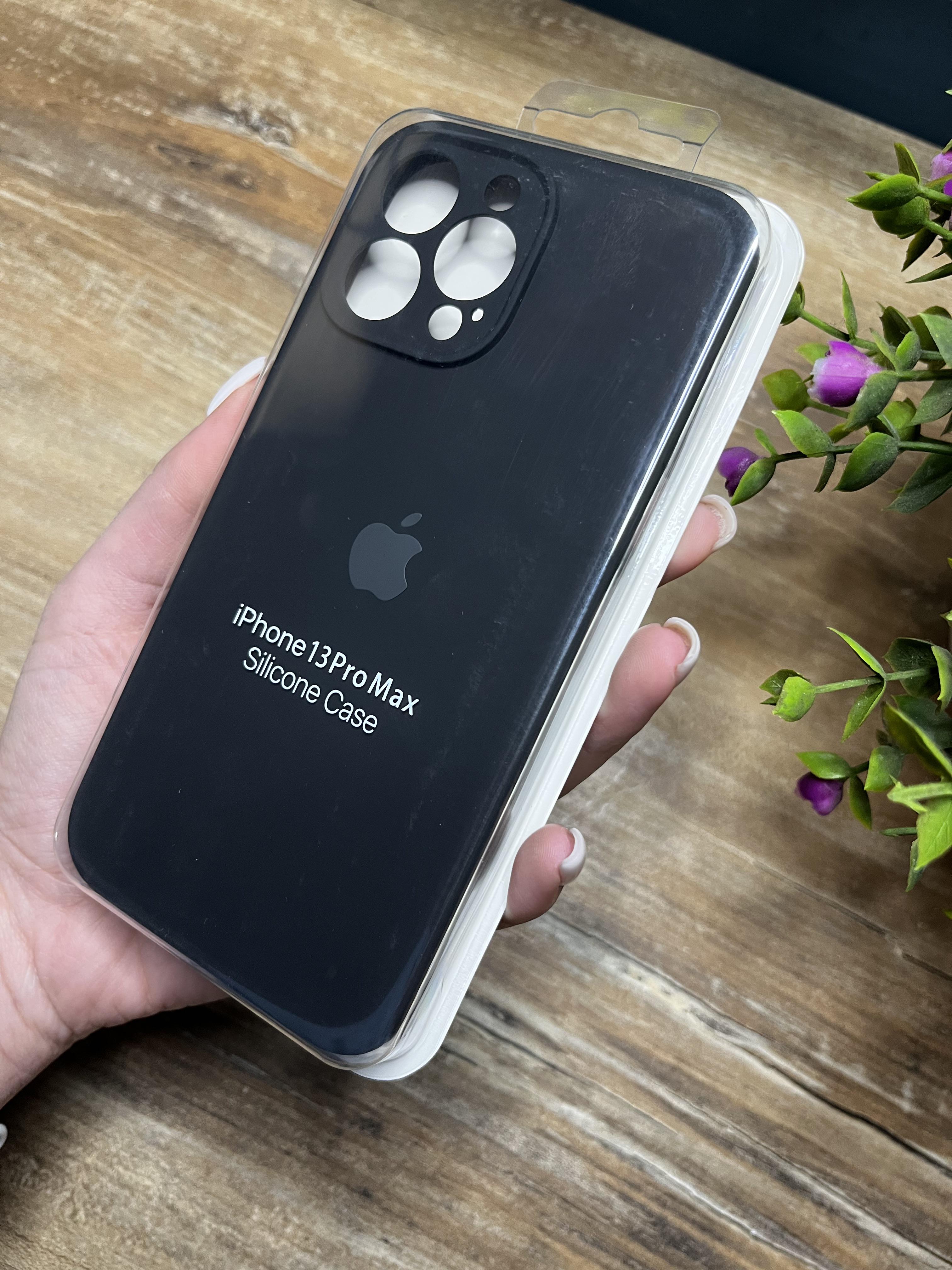 Чехол накладка на iPhone (Айфон) 13 Pro Max закрытый низ и закрытая камера silicone case full camera Apple Чехол накладка на iPhone (Айфон) 13 Pro Max закрытый низ и закрытая камера silicone case full camera Apple