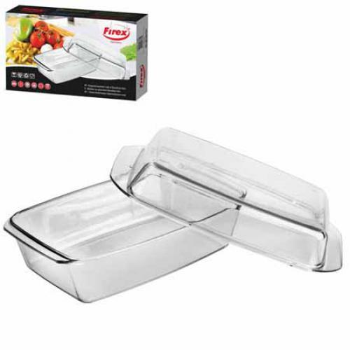 Деко термоскло з кришкою Firex 3 л (236760) - фото 2 Деко термоскло з кришкою Firex 3 л (236760) - фото 2