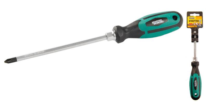 Викрутка хрестова Mastertool посилена РН2х150 мм (45-8215)