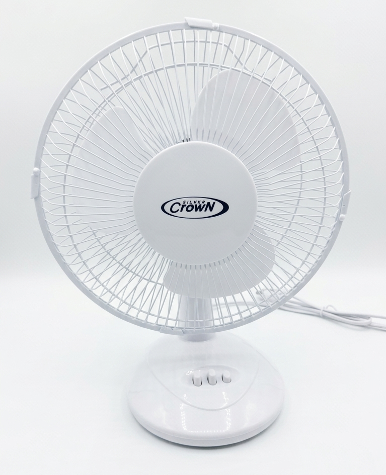 Вентилятор настольный Crown FD0906 20Вт бытовой для дома 22,5 см Белый (1820946449)