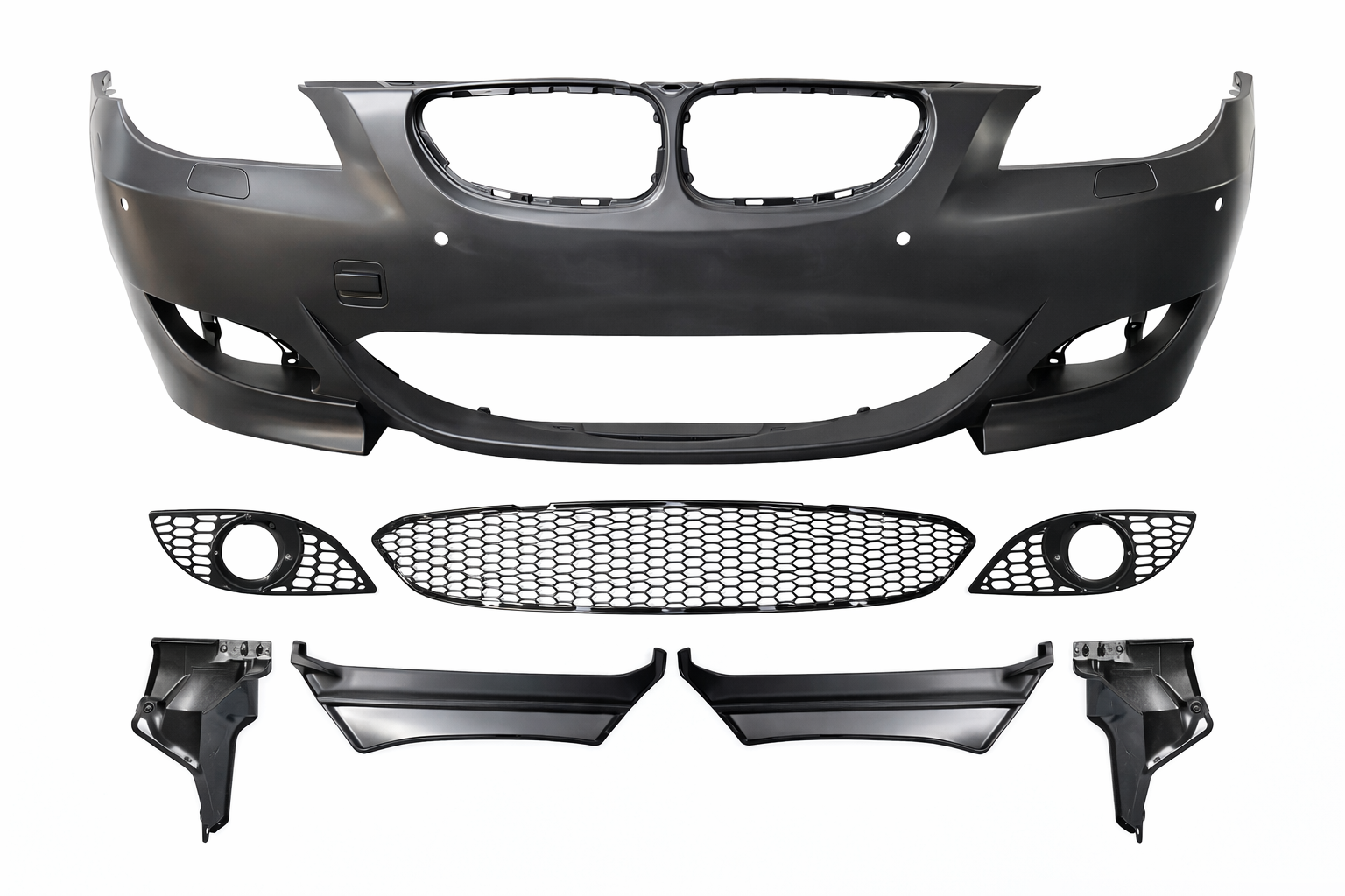 Бампер передний GBT M5 для BMW 5 серия E60/E61 2003-2010 алюминий и пластик под покраску