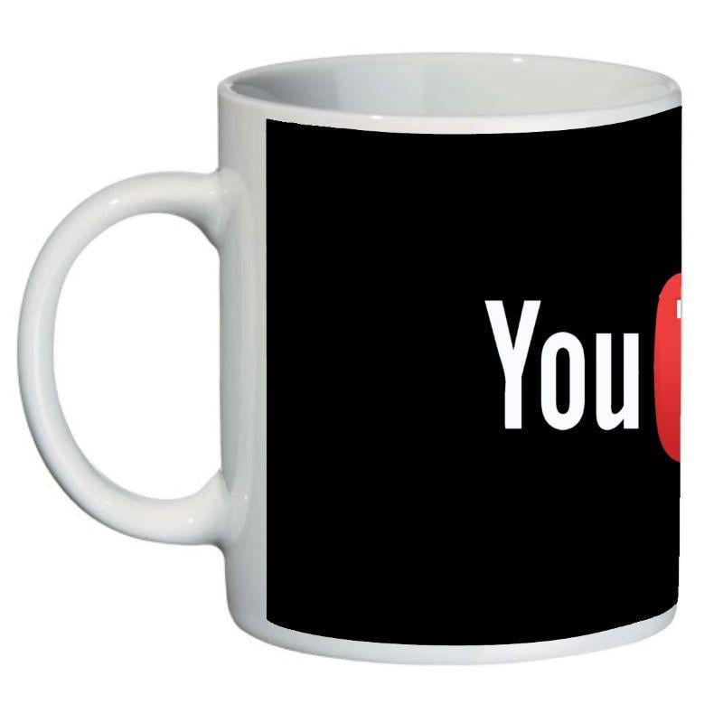 Кружка с принтом SuperCup YouTube (SC-CC002)