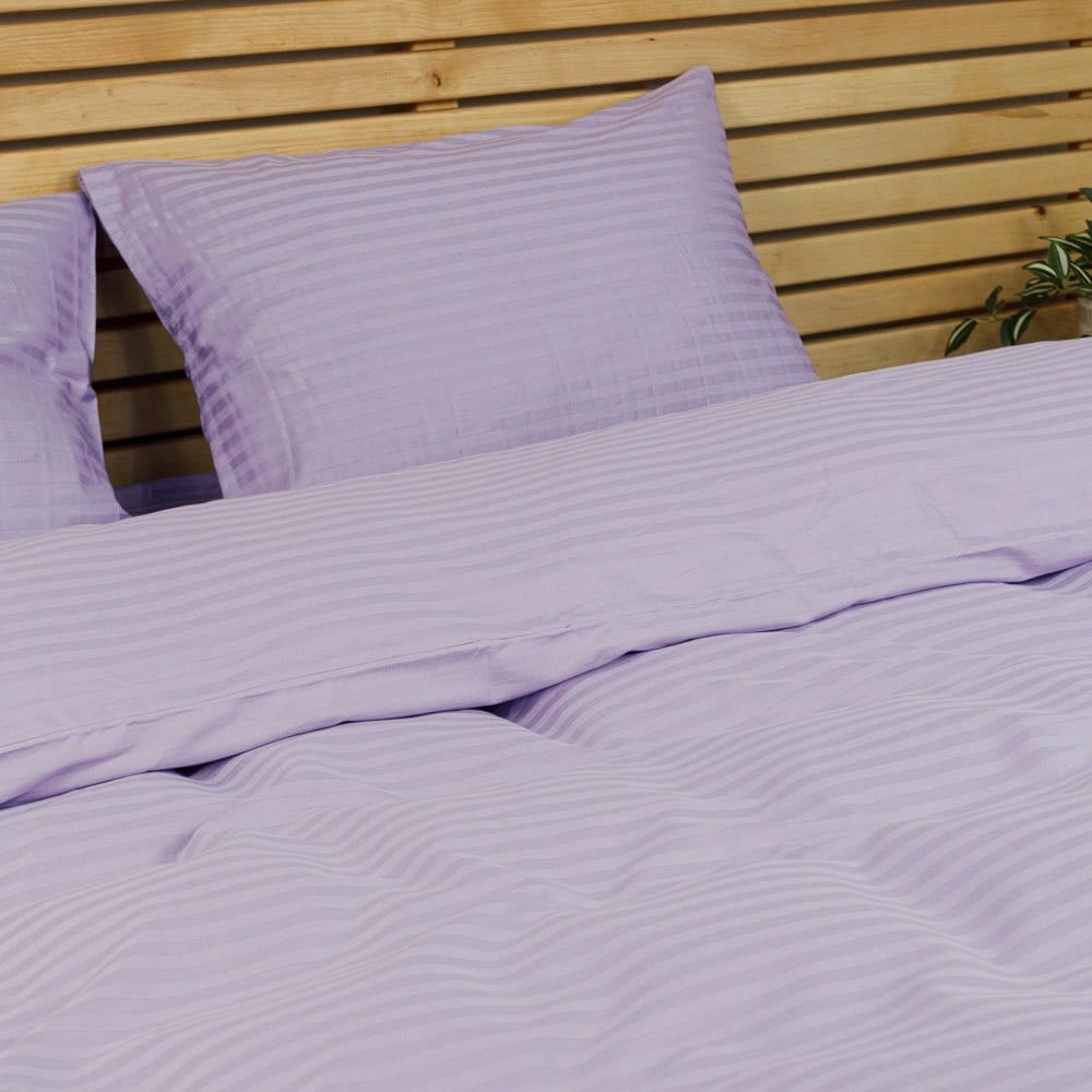 Наволочка YouStar 125 г/м2 страйп сатин 70х70 см 1 шт. Ліловий (nav-sst-70x70-purple) - фото 3