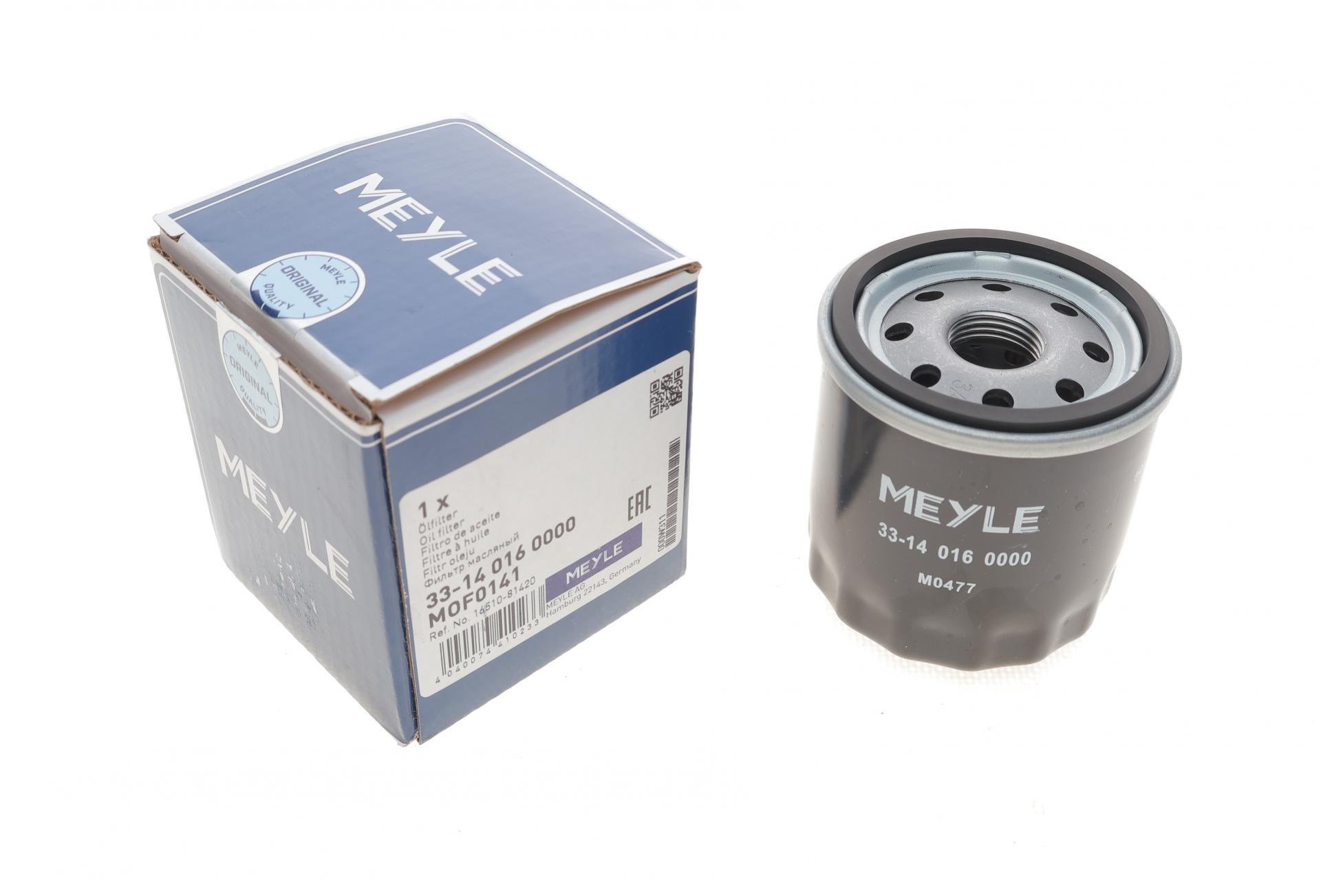 Фільтр масляний Meyle для Chevrolet Aveo/Daewoo Matiz 03-benzin- (33-14 016 0000)