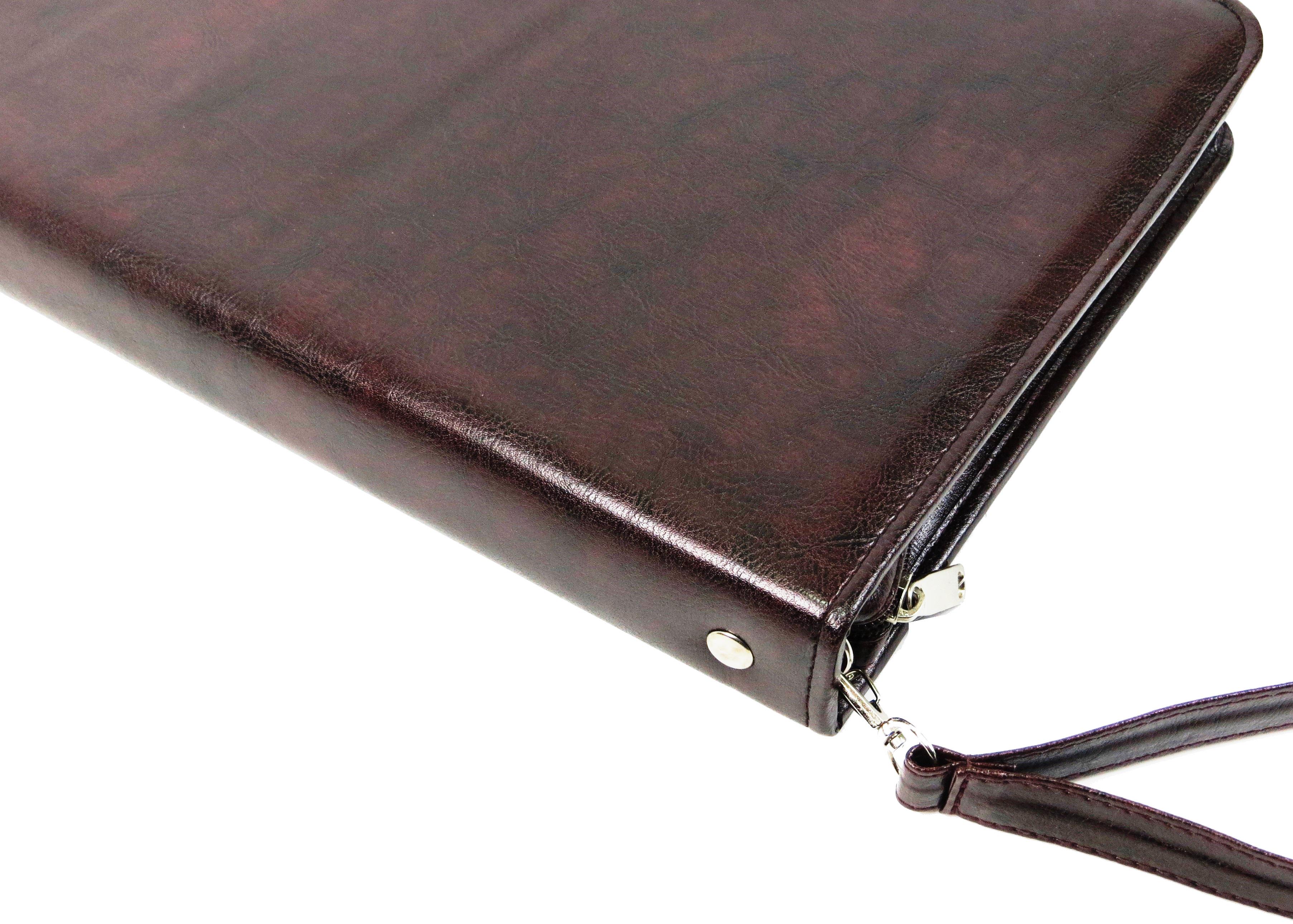 Папка деловая Exclusive для документов из экокожи Коричневый (710800-1 brown) - фото 2