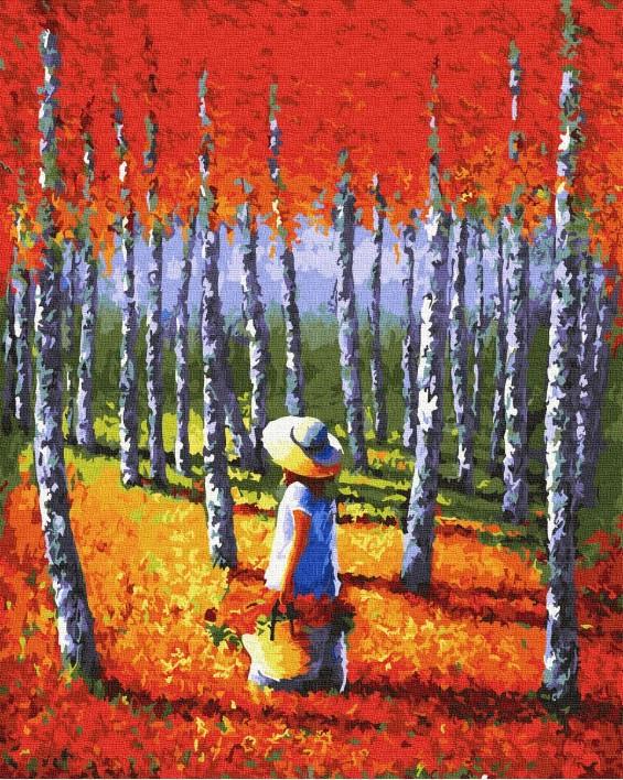 Картина по номерам Теплый лес (GX34451)