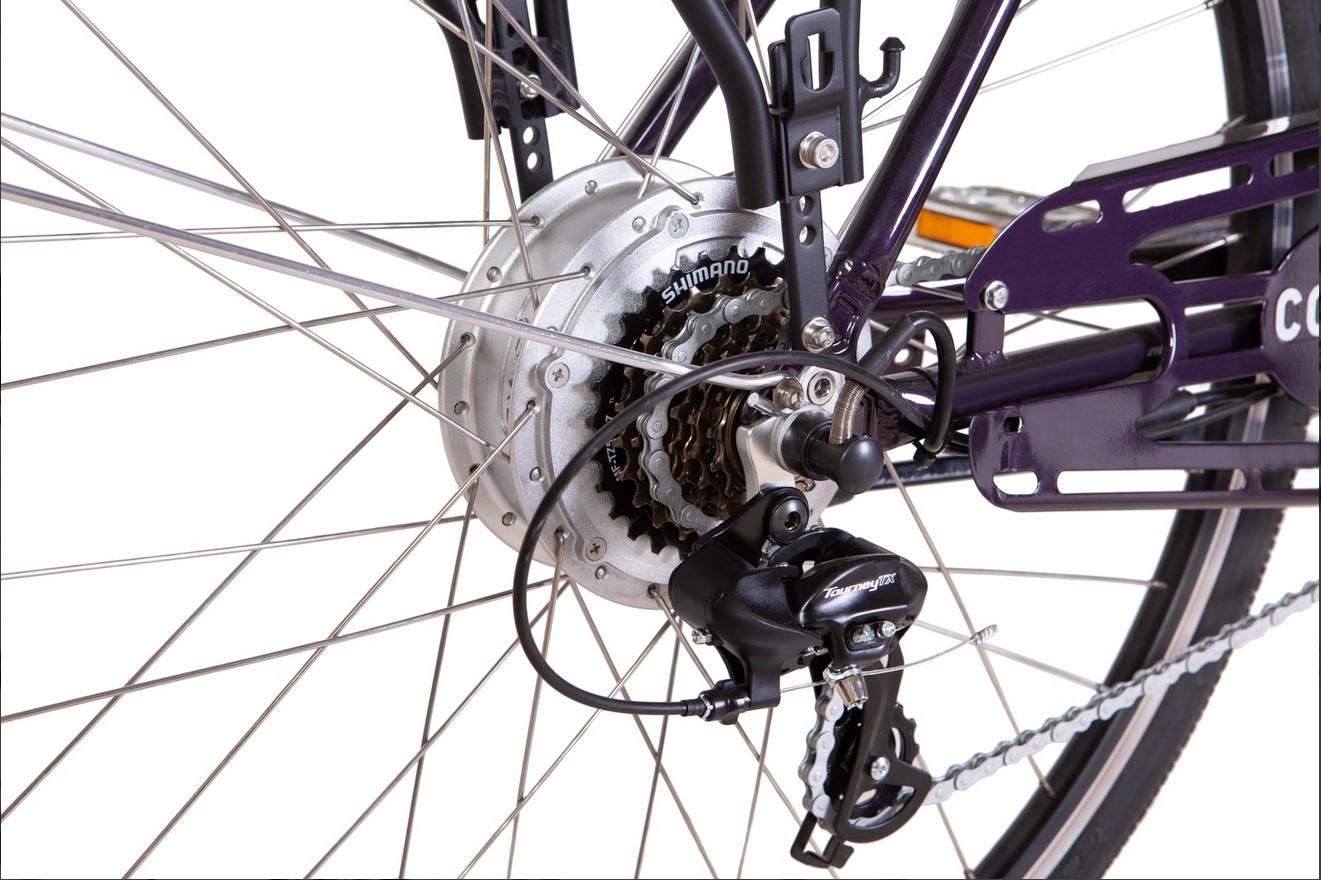 Електровелосипед Dorozhnik Coral 28" рама 19" 350 Вт 36 В редуктор дисплей САП 12,5 Аг 2022 Темно-синій (1727521040) - фото 4 Електровелосипед Dorozhnik Coral 28" рама 19" 350 Вт 36 В редуктор дисплей САП 12,5 Аг 2022 Темно-синій (1727521040) - фото 4