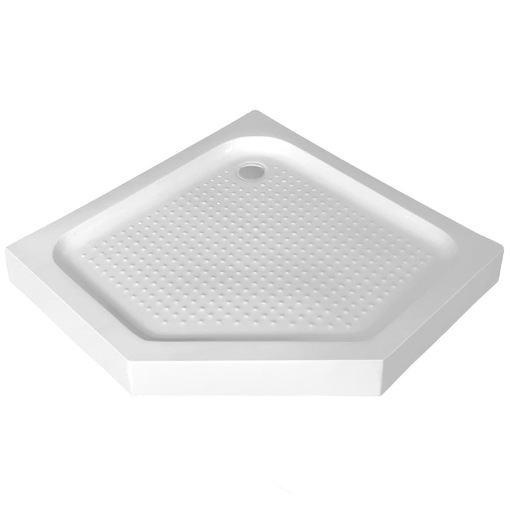 Піддон для душу MVM Doosh DO-TR-03 акриловий п'ятикутний 90x90x14 см White (212137)
