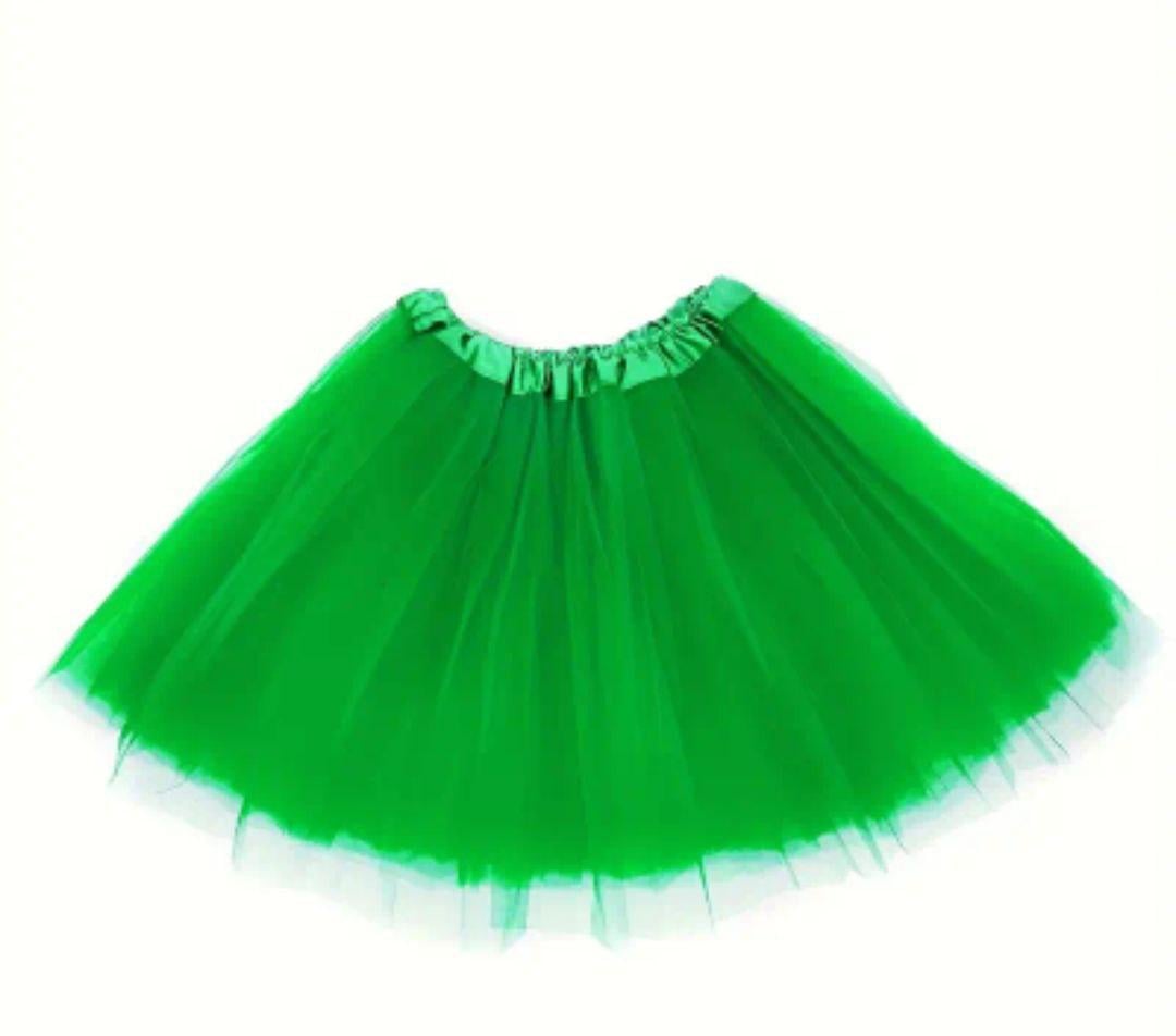 Юбка детская фатиновая 38 см Зеленый (2535321825)