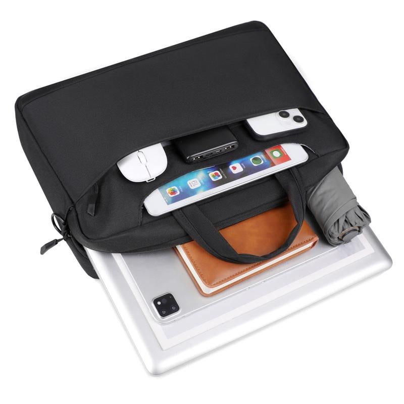 Сумка для ноутбука 17-17,3" протиударна велика Чорний (IBN048B) - фото 6 Сумка для ноутбука 17-17,3" протиударна велика Чорний (IBN048B) - фото 6