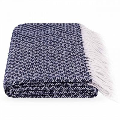 Плед рута 130х180 см Синий - фото 1