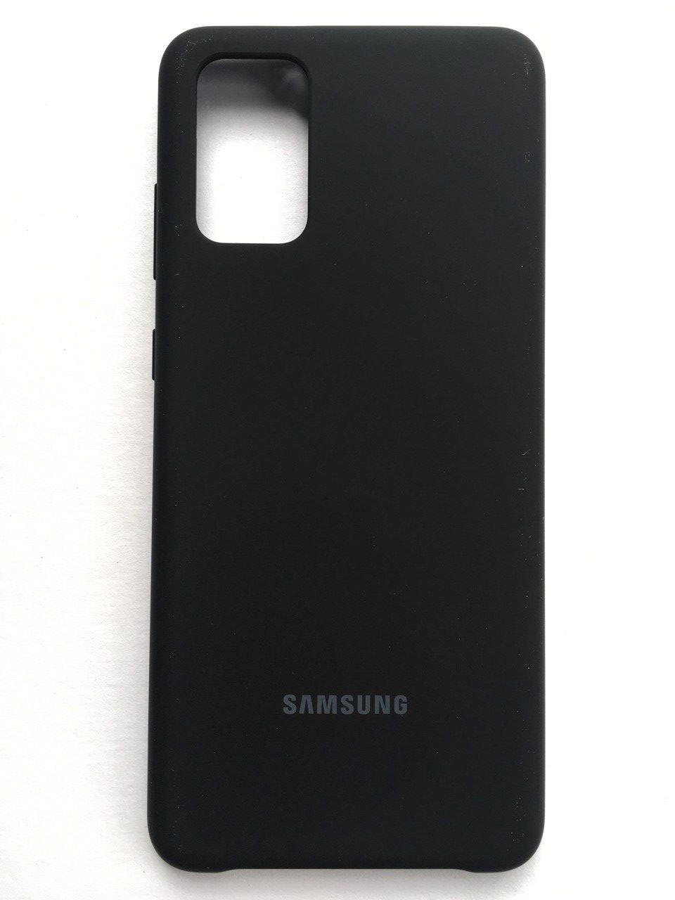 Чехол силиконовый оригинальный Official Silicone Cover EF-PG985TBEGRU для Samsung Galaxy S20 Plus (6.7") Black - фото 7