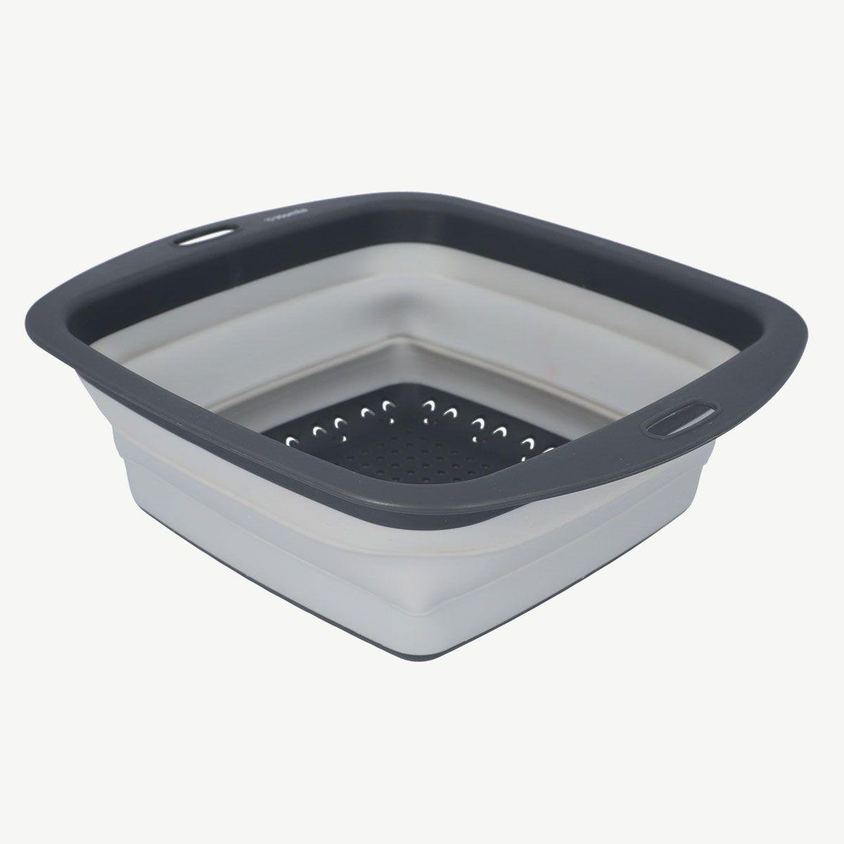 Дуршлаг складной Homla EASY COOK 27x30 см Серый (164895)