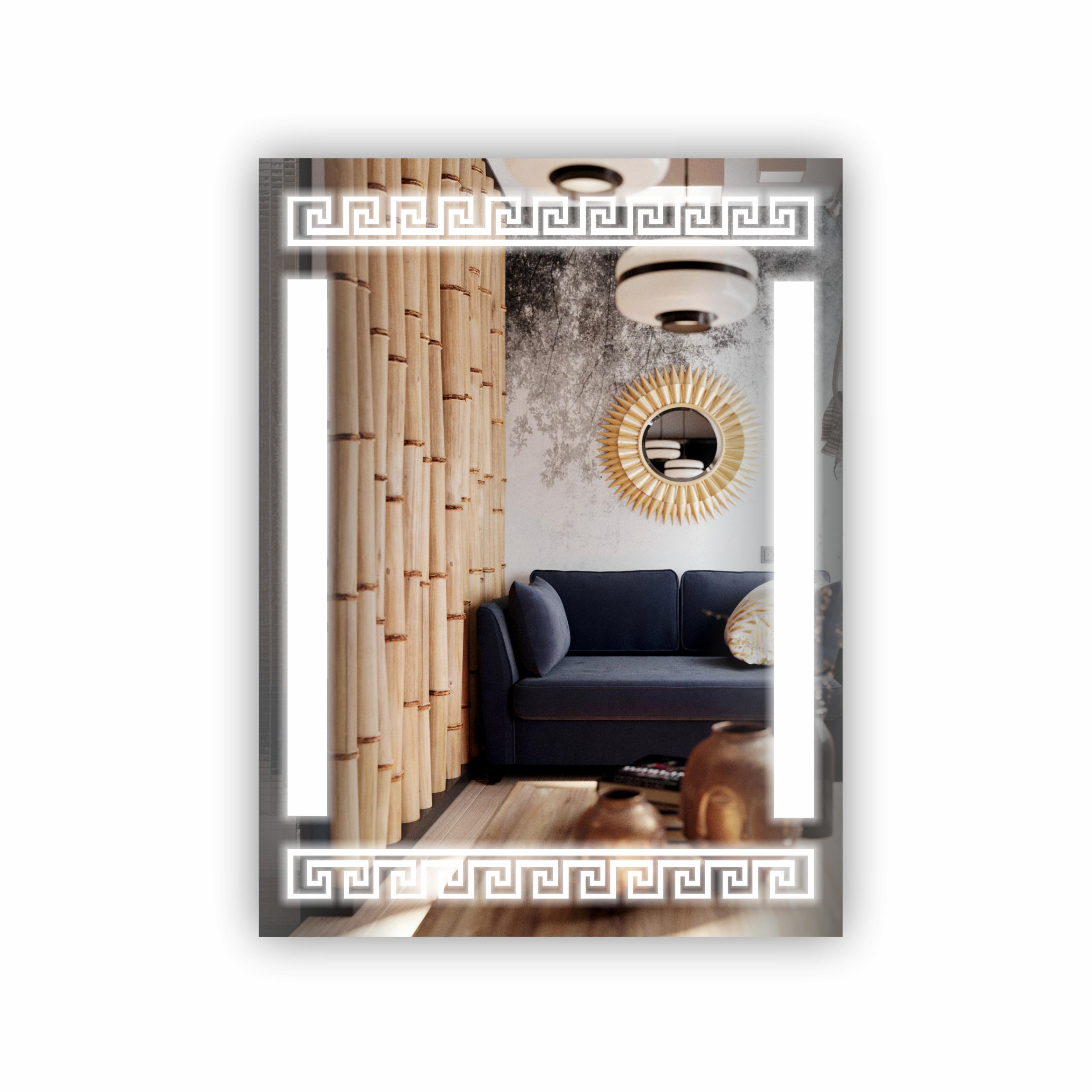 Зеркало с LED подсветкой 600х800 мм (R-050)