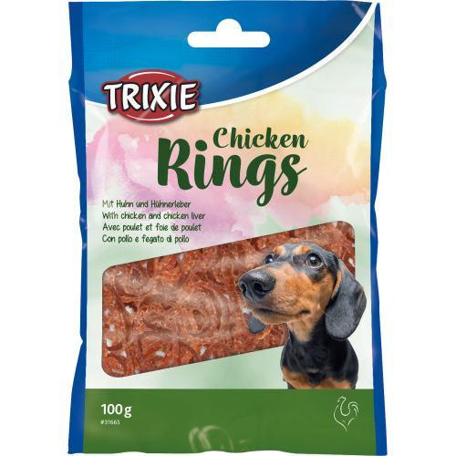 Ласощі для собак Trixie Chicken Rings 100 г курка