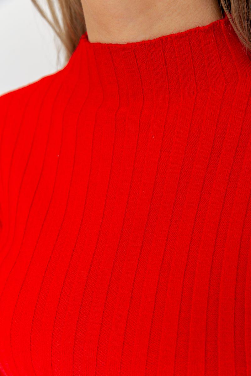 Гольф жіночий у рубчик Ager 221R8868-1 S/M Червоний (9624281) - фото 6 Гольф жіночий у рубчик Ager 221R8868-1 S/M Червоний (9624281) - фото 6