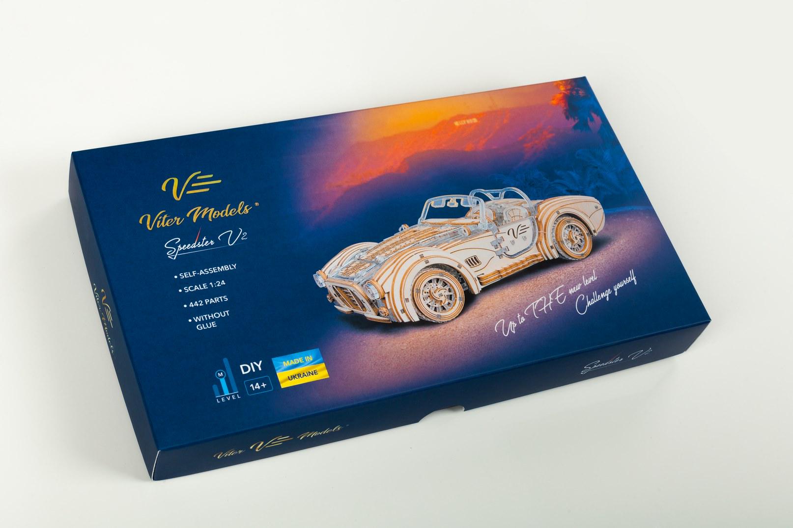 Конструктор дерев'яний Vіter Models Speedster-V2 (Speedster-V2) - фото 10 Конструктор дерев'яний Vіter Models Speedster-V2 (Speedster-V2) - фото 10