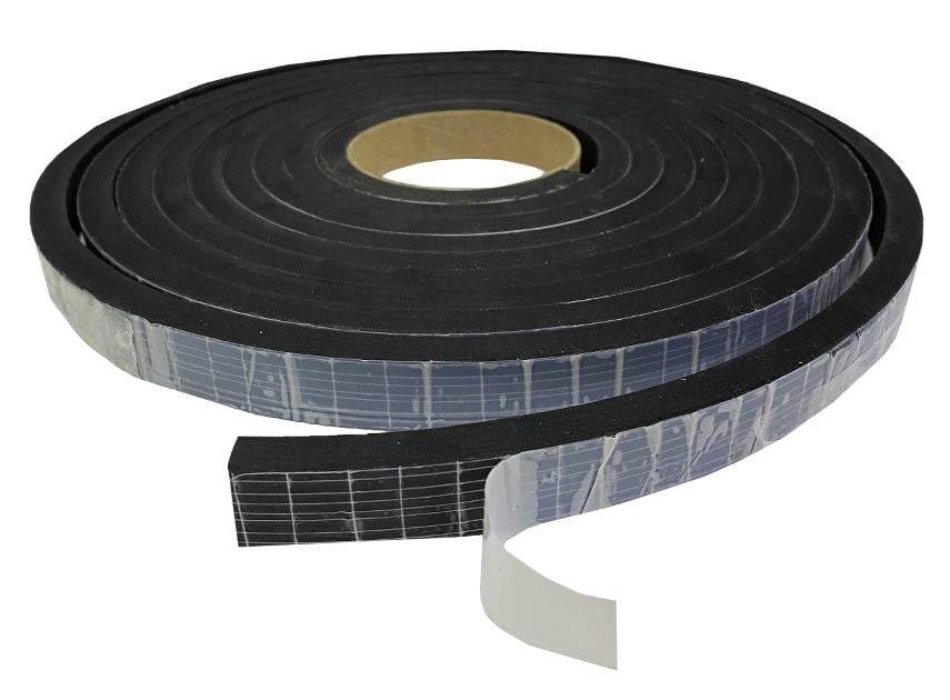 Лента уплотнительная самоклеящаяся EPDM 8x15 мм 15 м 130 кг/куб. м (30252417)