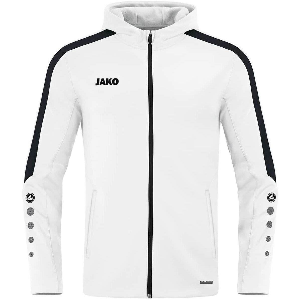 Олімпійка з капюшоном Jako POWER M Біло-чорний (6823-000)