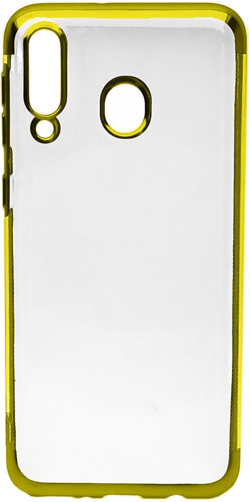 Силиконовый чехол с рамкой Samsung Galaxy M30 M305 UltraColor Gold (09754-2A)