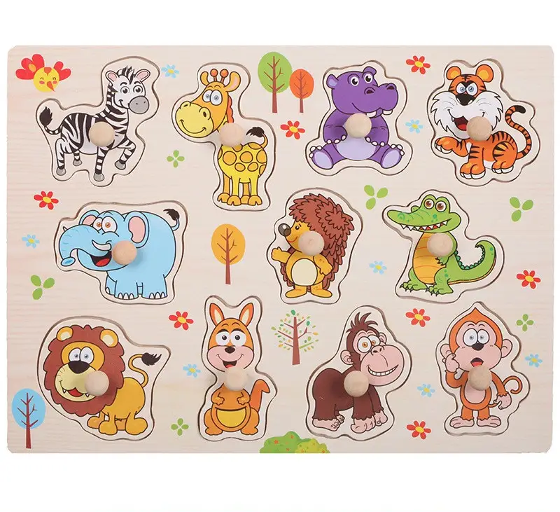 Пазл деревянный Животные 30x22 см (1896795822)