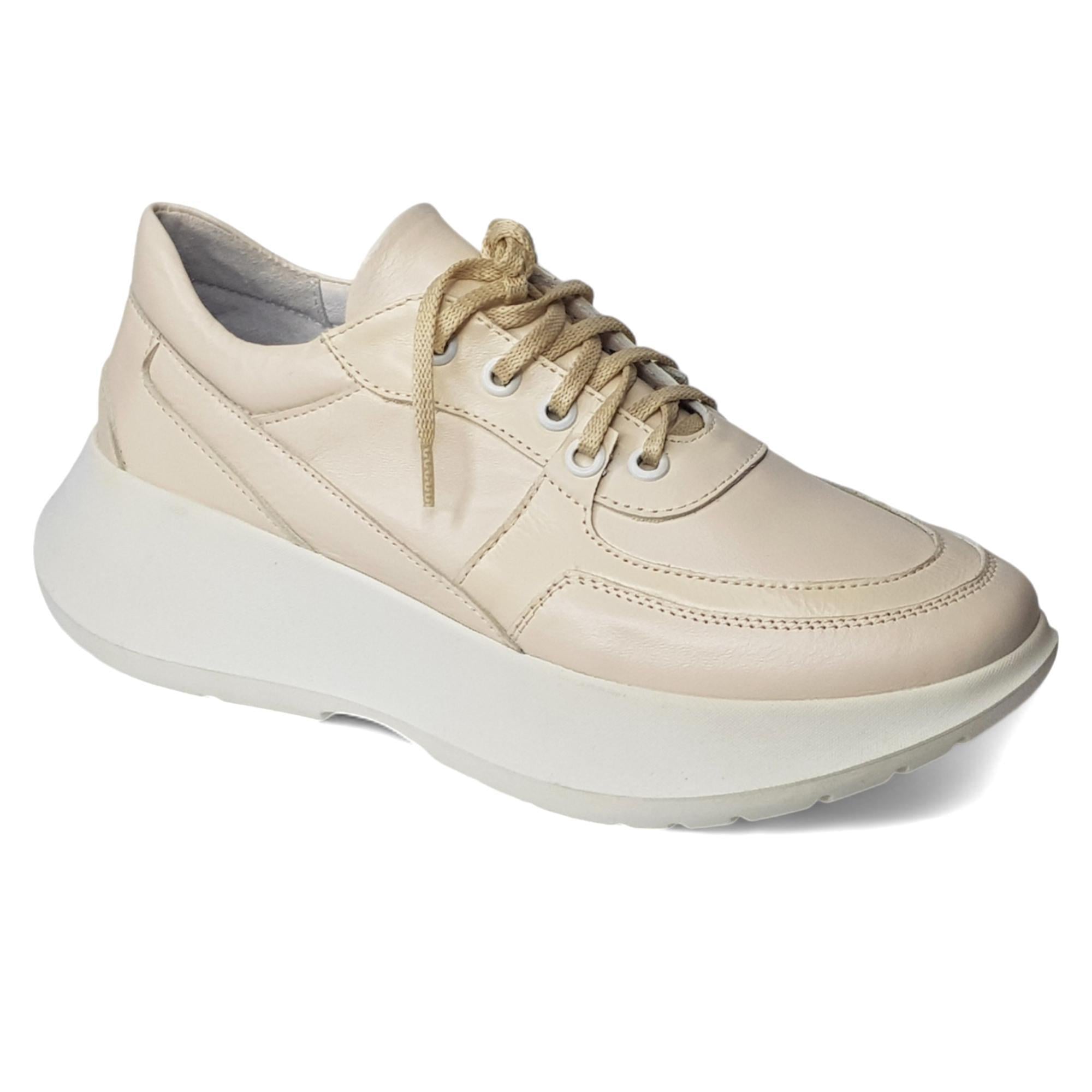 Кеды женские осенние Larsena р. 40 Бежевый (035574-40)