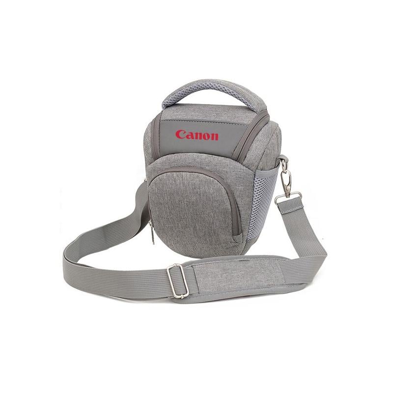 Сумка-треуголка для зеркального фотоаппарата Canon с ремнем и​​​​​​​ дождевиком Серый (IBF079S1)