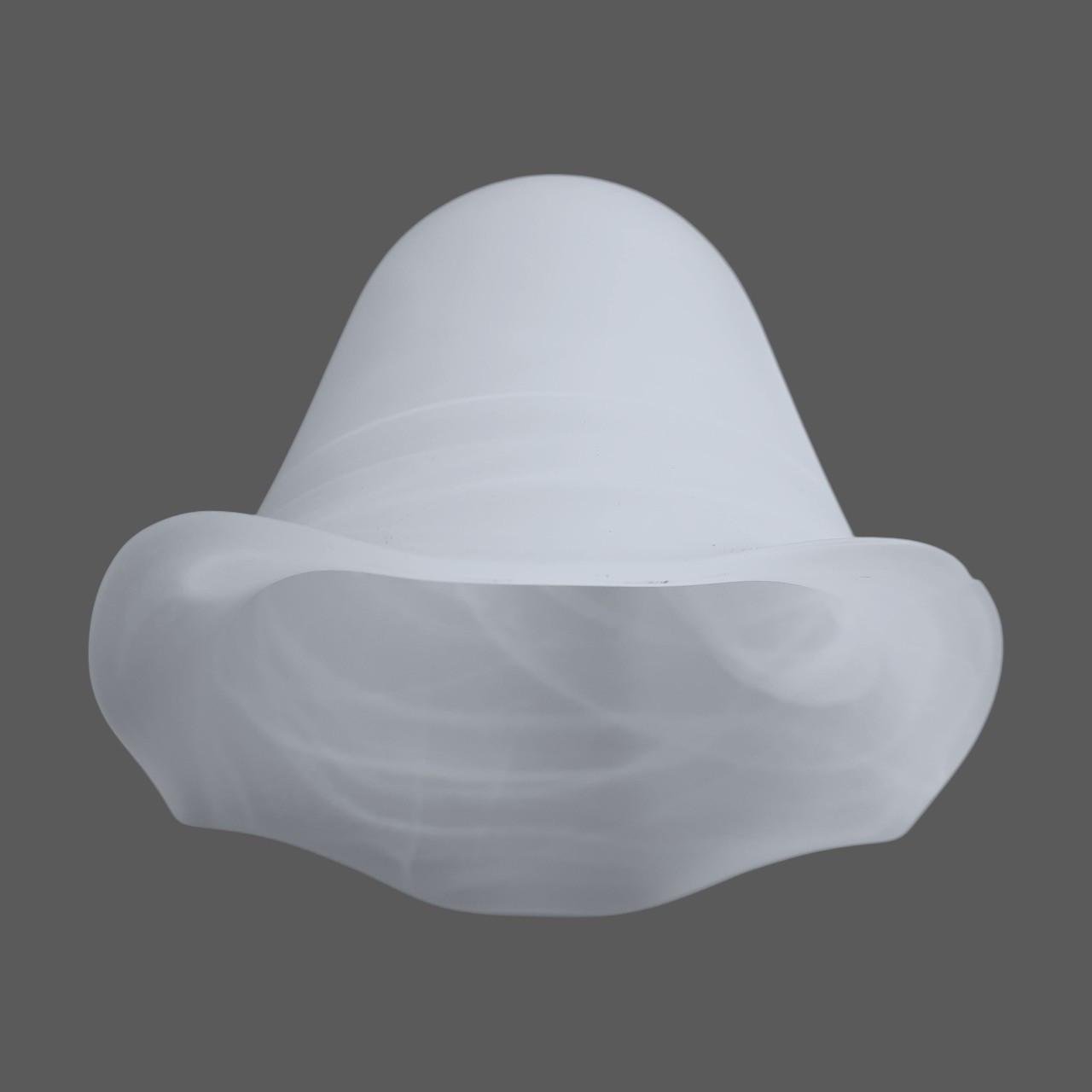 Плафон цветок Е27 Белый мраморный