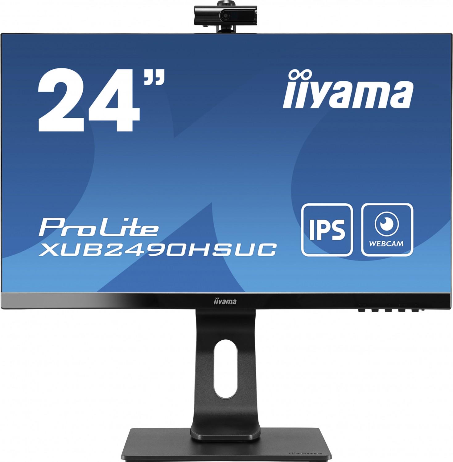 Монітор с веб-камерою Iiyama ProLite XUB2490HSUC 23,8" (4948570118458)