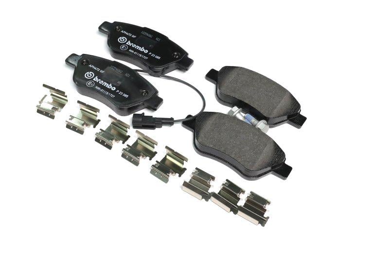 Тормозные колодки дисковые BREMBO для Citroen Nemo/Fiat Bravo Stilo передние (P 23 085)