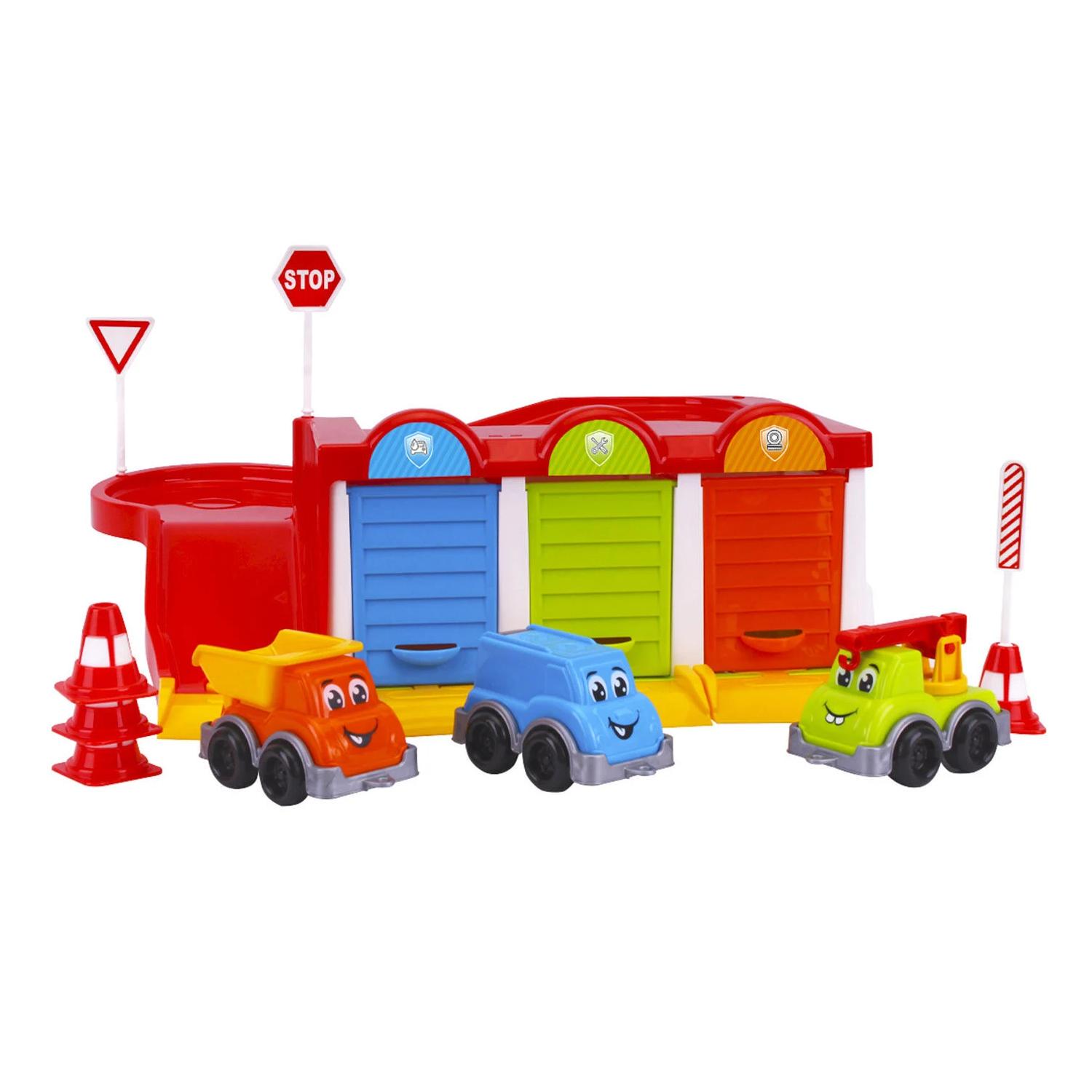 Игрушечная техника ТехноК 8584/3 Паркинг/разноцветный 37х25х14 см (25470500)