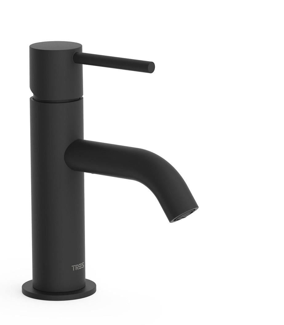 Смеситель для умывальника Tres Study 26290301NM однорычажный Черный (113269) Смеситель для умывальника Tres Study 26290301NM однорычажный Черный (113269)