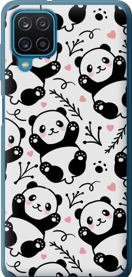 Чехол на Samsung Galaxy A12 A125F Панды (4318u-2201-42517)
