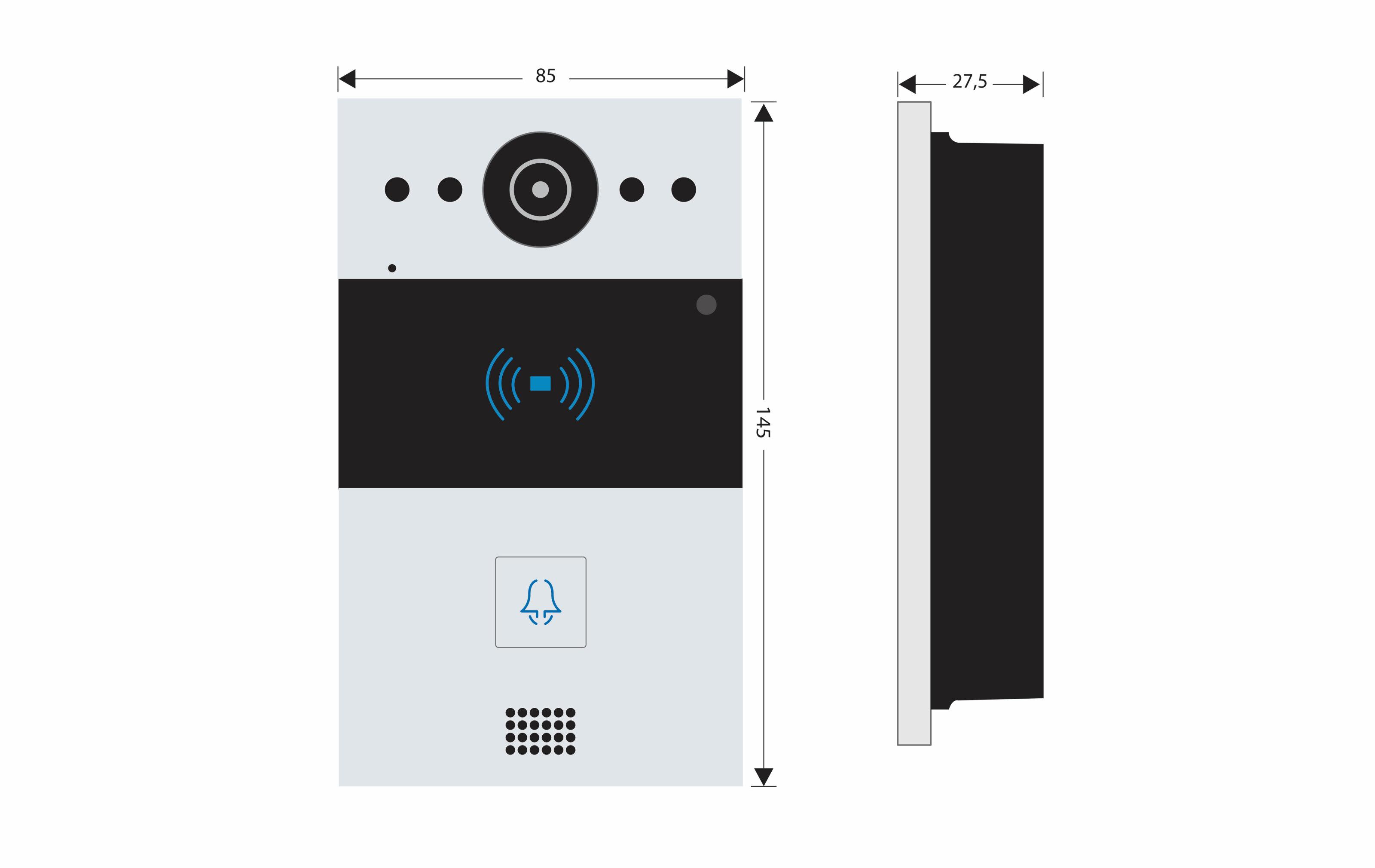 Панель виклику R20A2 двопровідна (2131) - фото 10 Панель виклику R20A2 двопровідна (2131) - фото 10