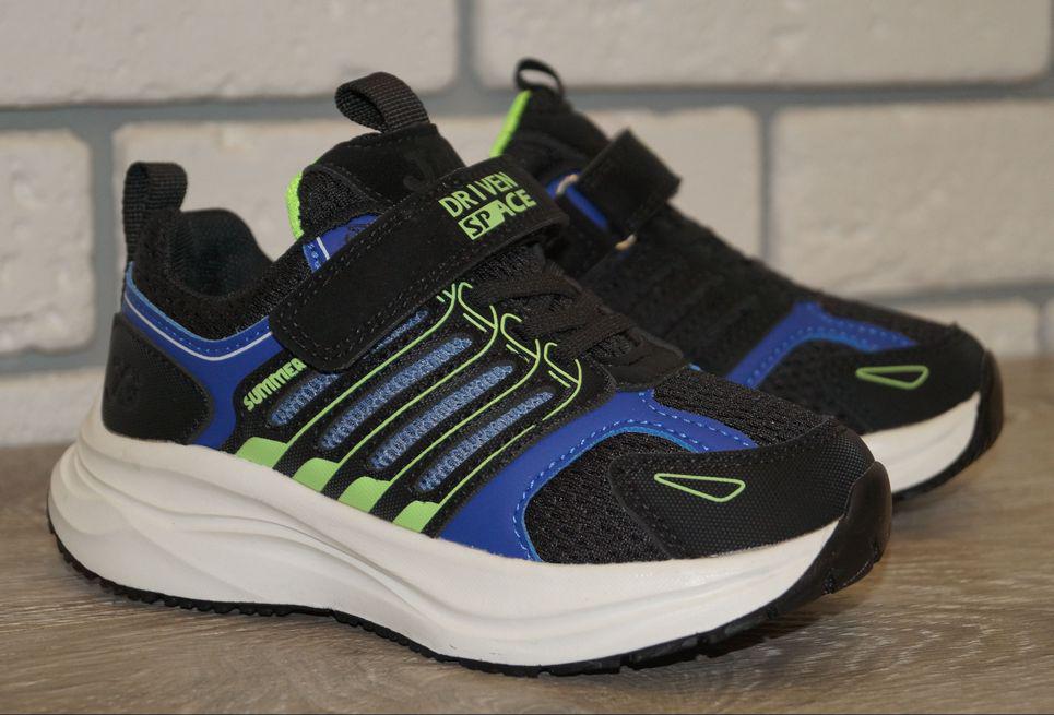 Кросівки спортивні Jong Golf р. 27 17 см Чорний/Синій (31540-27) - фото 2 Кросівки спортивні Jong Golf р. 27 17 см Чорний/Синій (31540-27) - фото 2