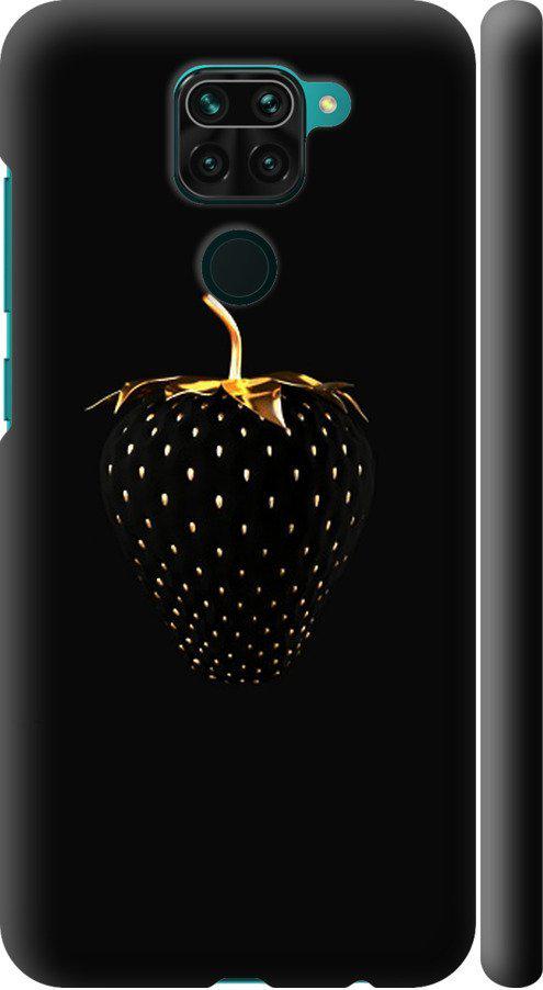 Чехол на Xiaomi Redmi Note 9 Черная клубника (3585m-2017-42517)