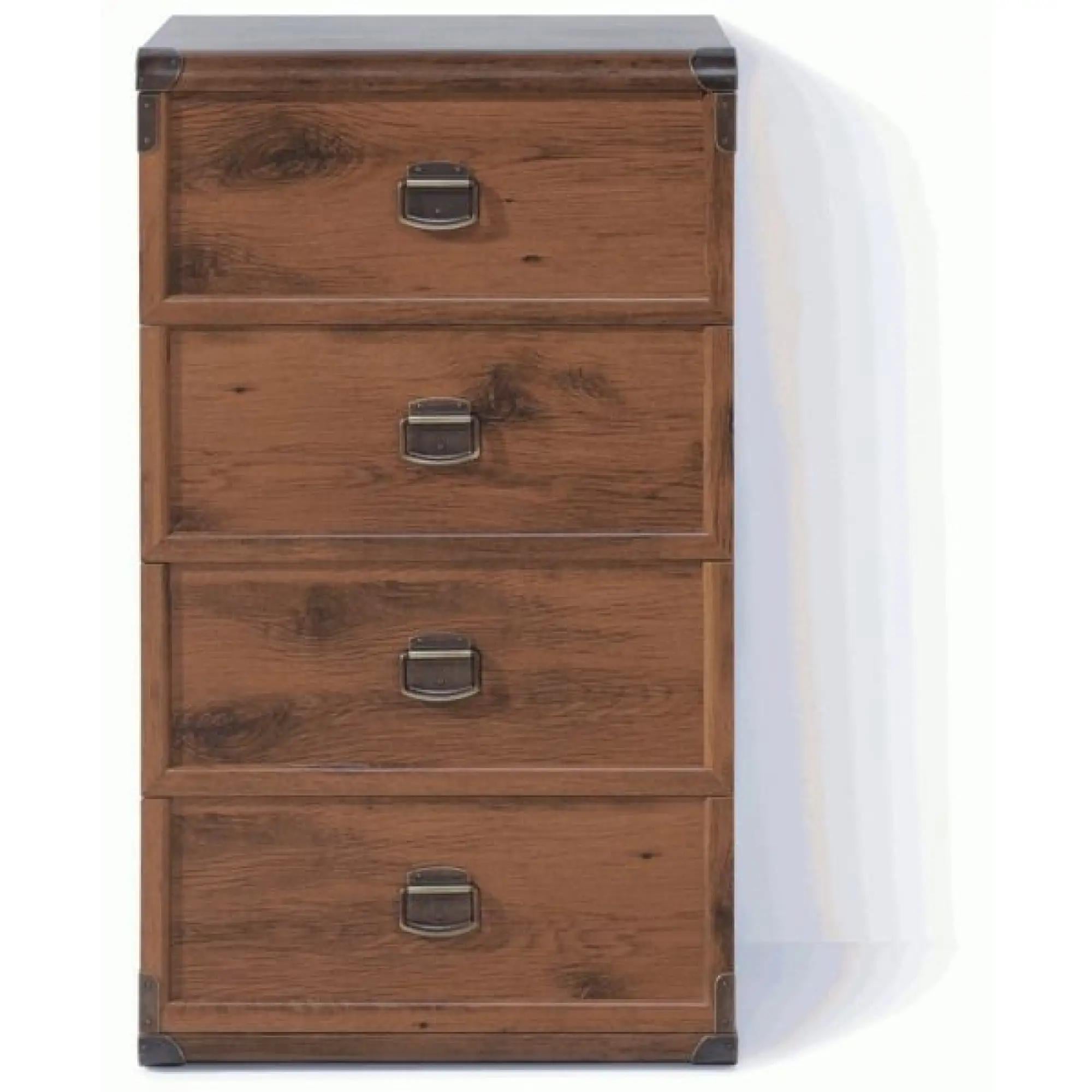 Комод в спальню ВМК Индиана JKOM4S/50 Дуб шутер (GRB-1575)