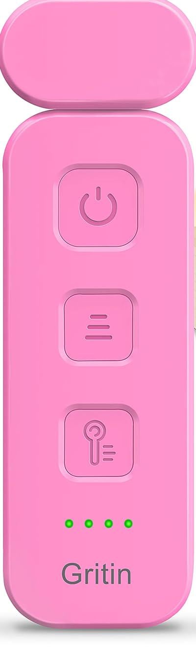 Настольная лампа для чтения аккумуляторная Gritin LED Book Light 500 mAh до 80 часов работы Pink (G1313)