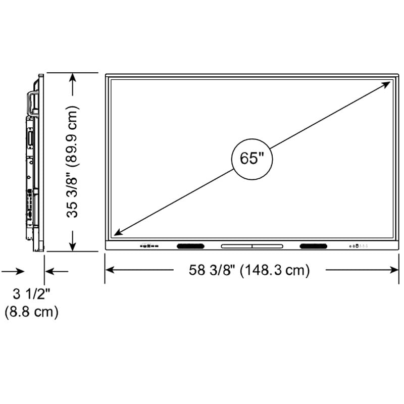 Интерактивная панель Smart Technologies GX165-V3 65"/Android 13/8/64 Gb (23252089) - фото 11
