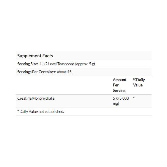 Креатин моногідрат NOW Foods Creatine Monohydrate 227 г 45 порцій Unflavored - фото 3