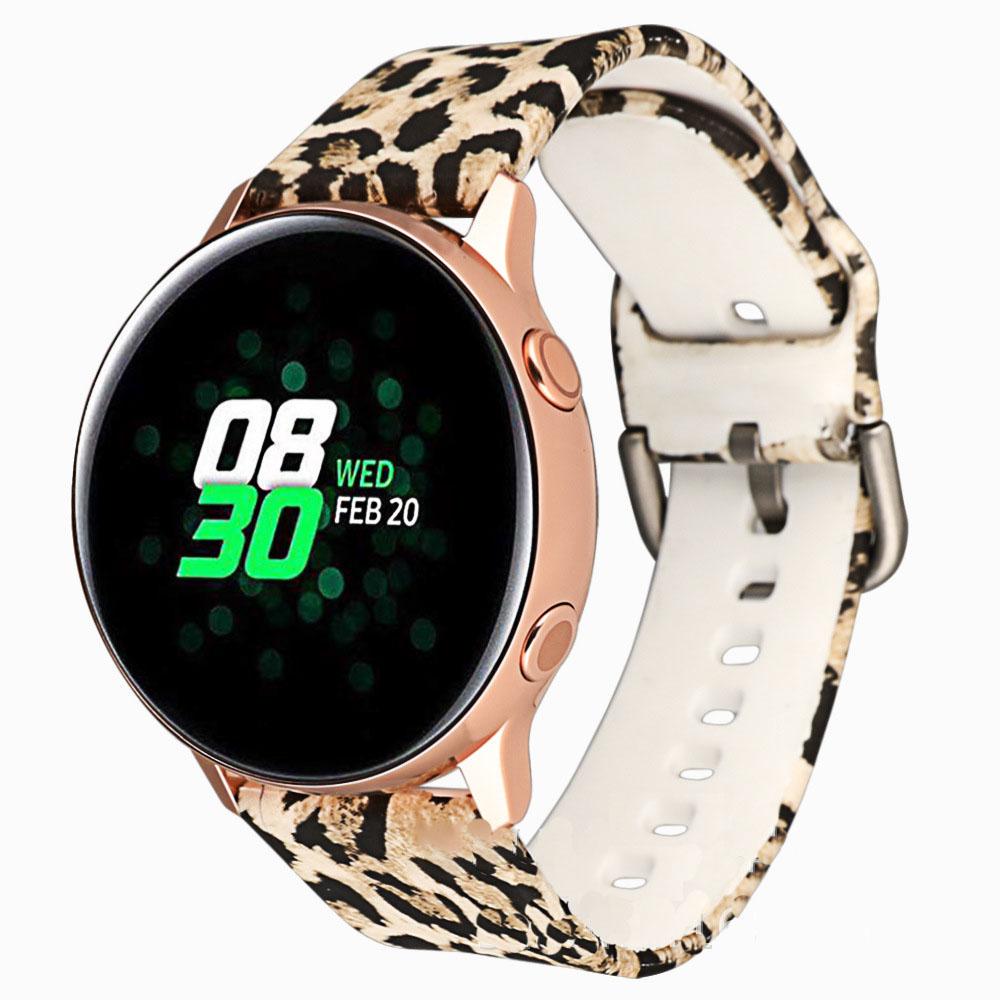 Ремінець для смарт-годиників Sport Style з малюнком Леопард силіконовий для Amazfit Bip Lite S U 20 мм (2175P)