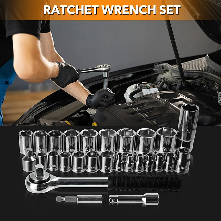 Набір ручного інструменту для дому у пластиковій валізі 157 предметів - фото 15 Набір ручного інструменту для дому у пластиковій валізі 157 предметів - фото 15