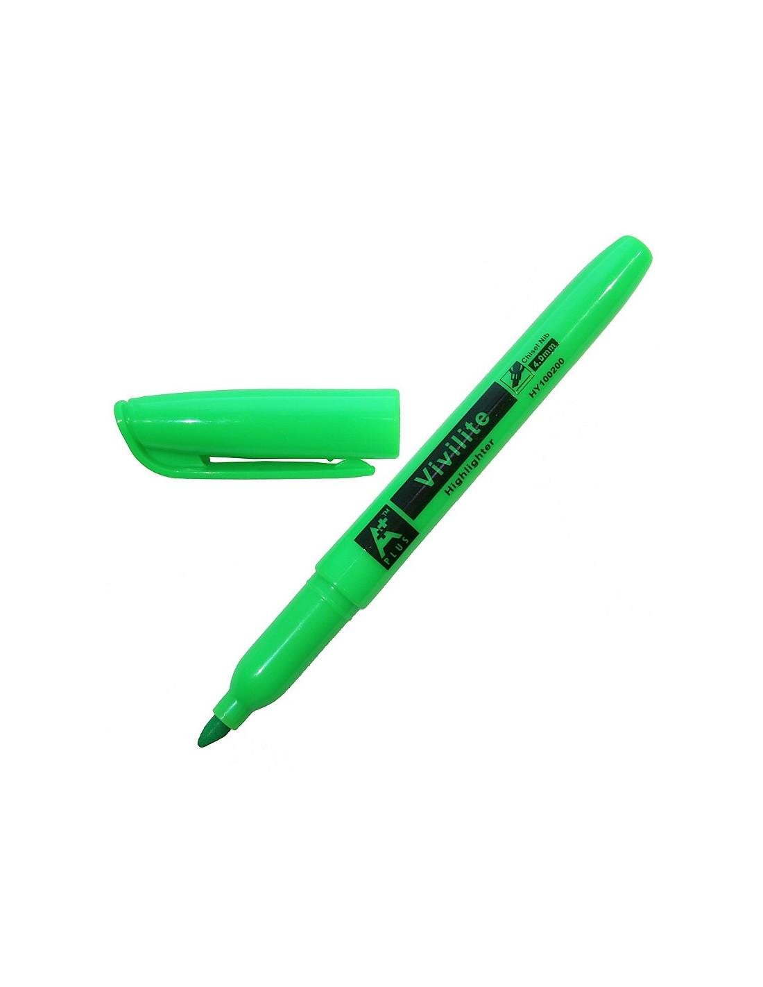 Маркер текстовыделитель APlus 4 мм Зеленый (HY100200)