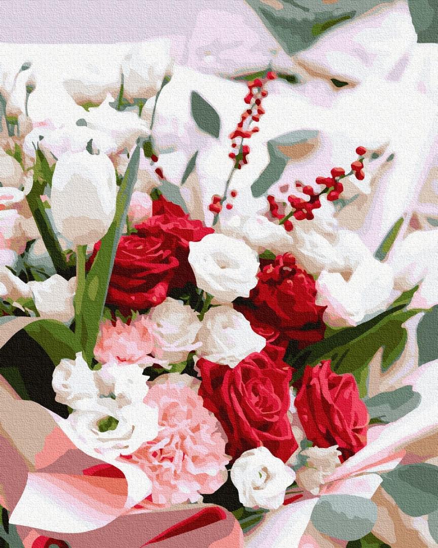 Картина по номерам Brushme GX37519 Зимний букет 40x50 см (1333579409)