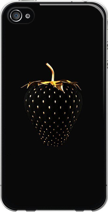 Чехол на iPhone 4 Черная клубника (3585u-15-42517) Чехол на iPhone 4 Черная клубника (3585u-15-42517)