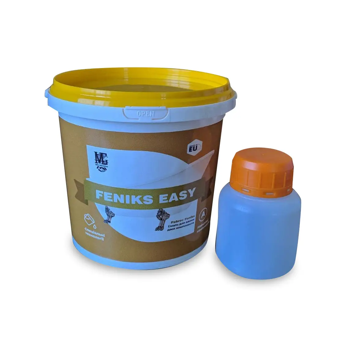 Емаль для ванн Feniks Easy на епоксидній основі 1,7 м Сакура (03652)